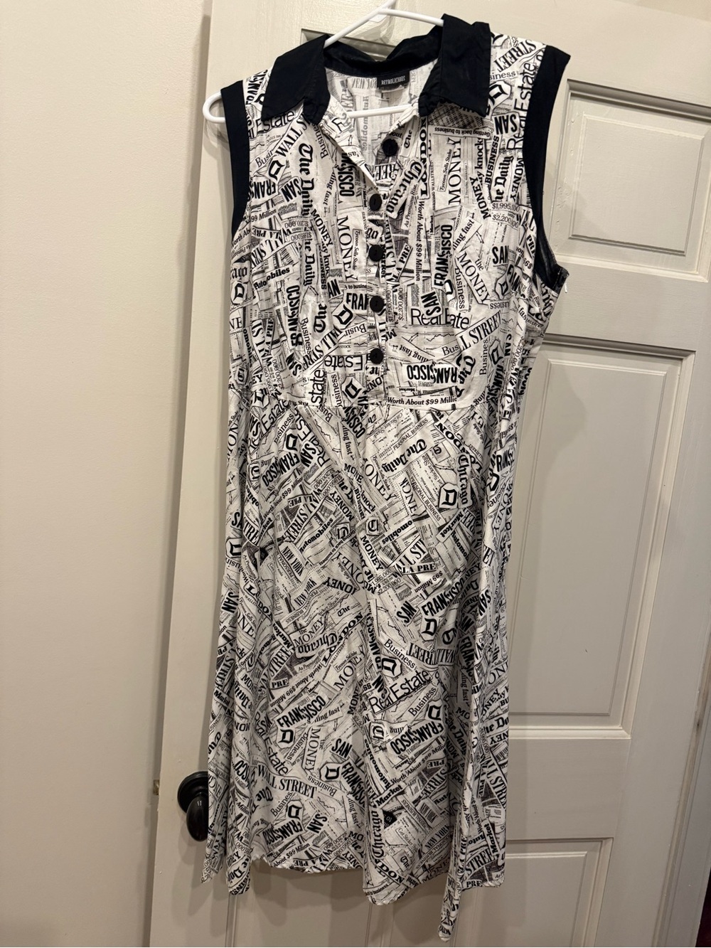Retrolicious News Dress 1X